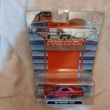 1/64 MAISTO PRO RODZ TOURING 1966 PONTIAC LEMANS GTO METALLIC RED & BLACK WHEELS
