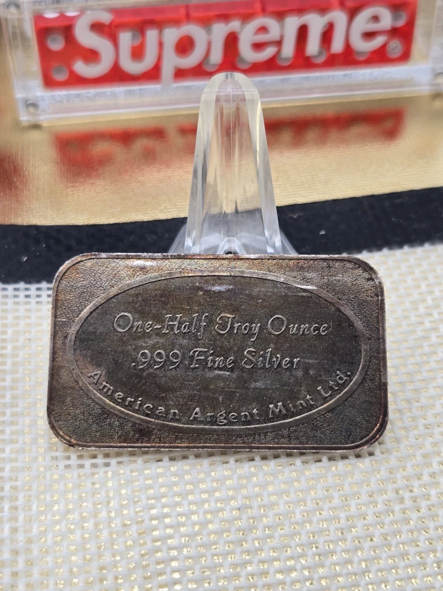 Bar .999 Fineness Silver Bullion Rounds 1/2 oz Precious Metal