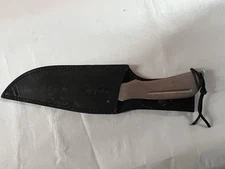 Hibben Knives Fixed Blade Knife – Designed by Gil Hibben w/ Leather Sheath