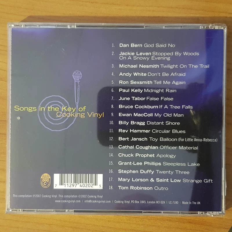 VARIOUS Songs In The Key Of Cooking Vinyl EX/EX(CD) - Bild 4 von 4