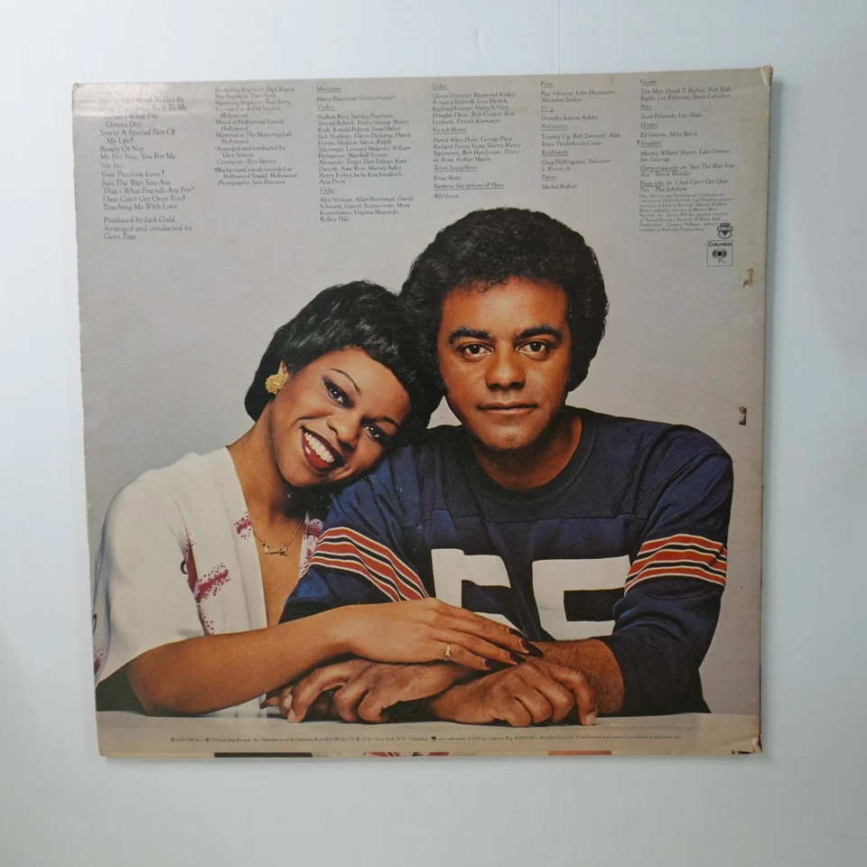 Johnny Mathis & Deniece Williams – That’s What Friends Are For LP VTG Foto 2 de 4