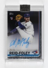 2019 Topps Clearly Authentic Auto Black 36/75 Sean Reid-Foley #CAA-SR Auto m4h