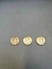 Franklin Half Dollar 3 Coin Lot  (1961  1962 & 1963)  *90% Silver*  See Pics