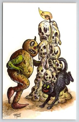 Matthew Kirscht REEL AROUND Halloween #17/18 Limited Ed Torretta Postcard MK7
