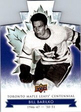 2017 Upper Deck Toronto Maple Leafs Centennial Blue Die-Cut Bill Barilko #23