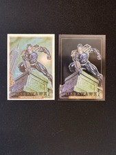 2024 SKYBOX Marvel Masterpieces 92 Platinum DARKHAWK #11 Canvas + Clear Cut