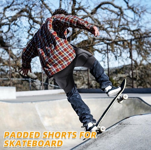 3D Hip Protective Padded Shorts EVA Tailbone pad Impact Gear Skiing Skating Sz L - Picture 5 of 9
