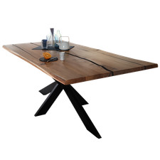 3S Frankenmöbel Esstisch Wildeiche Massivholz geölt, ca. 200 x 100 cm