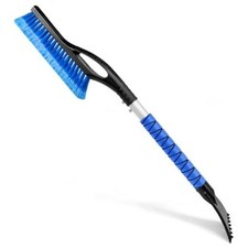 27'' Ice Scraper Snow Brush for Car Windshield, Aluminum Snow Removal Tools
