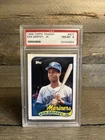 1989 TOPPS TRADED #41T  KEN GRIFFEY JR ROOKIE RC CARD PSA 8