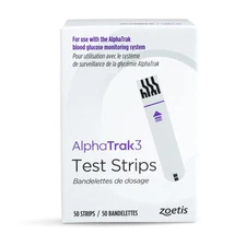 3 Test Strips for Use with AT3 Blood Glucose Monitoring System for Cats, Dogs...