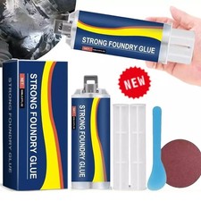 Strong Foundry Glue, High Temperature Resistant Casting Repair,Metal Repair Glue