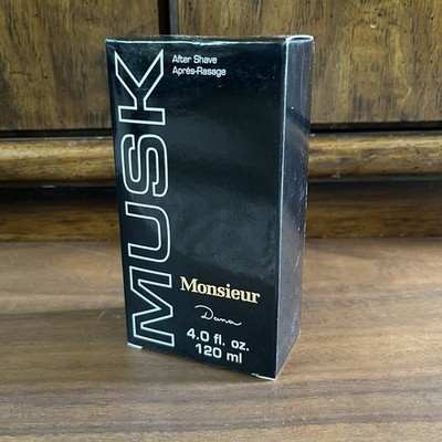 Dana Monsieur Musk 4oz Men's Aftershave Unwrapped
