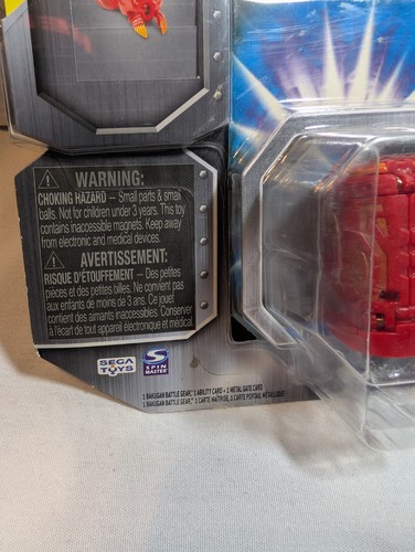Bakugan Battle Gear ZUKANATOR Red 2010 Spin Master Sega Toys NIP - Picture 5 of 14