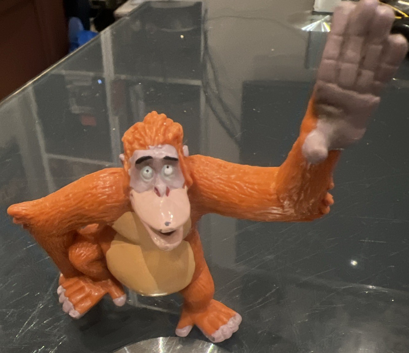 RARE 1990s Applause Disney Jungle Book King Louie Orangatang Cake Topper Fig PVC