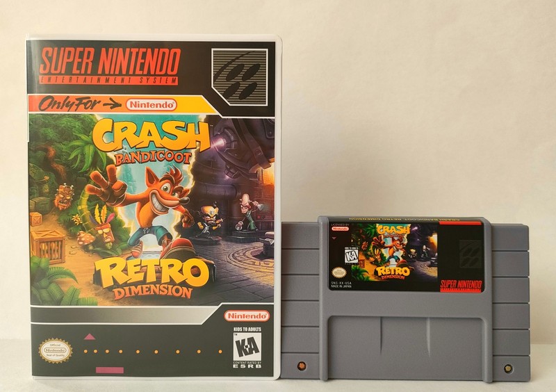 Crash Bandicoot Retro Dimension for Super Nintendo SNES