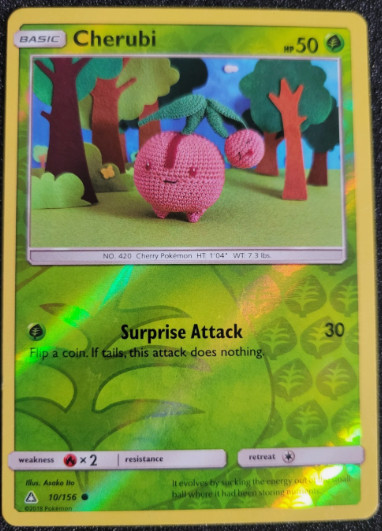 Pokemon -  Cherubi - Ultra Prism - 10/156 - Reverse Holo - NM/M