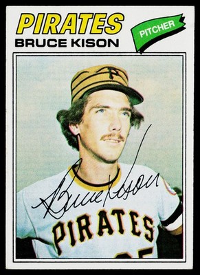 1977 Topps SET-BREAK #563 Bruce Kison EX or Better, (HUCK'S)