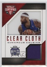 2014 Panini Totally Certified Clear Cloth Jersey Red /299 DeMarcus Cousins 13d0