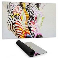Begin Home Decor C1DM1424SDRM4J 14 x 24 in. African Animals Yellow Desk Mat -...