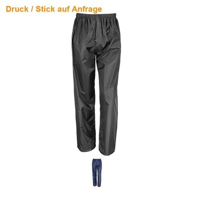 Regenhose RESULT Unisex Waterproof Over Trousers wasserdicht winddicht R226X S M