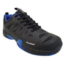 ACACIA ProShot II Pickleball Shoes Black with Royal Blue Size Men 6.0/Women 7.5