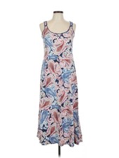 Chaps Women Blue Casual Dress L