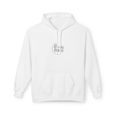 Rise & Shine Hoodie | Minimal Script Morning Coffee Design