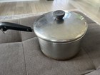 Vintage Revere Ware 1801 Stainless Steel Pot + Lid Copper Bottom 3.5QT Sauce Pan — photo 2