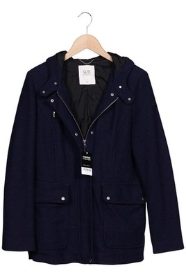 QS by s.Oliver Mantel Damen Jacke Parka Gr. L Wolle Marineblau #2eqd35k