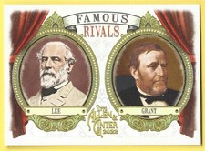 2022 Topps Allen & Ginter #FR-7 Robert E. Lee / Ulysses S. Grant Famous Rivals
