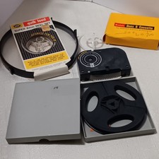 Vintage 8mm Lot, HP Quik Load Reel Set  Kodak Film Cartridge Used , Baia Dual 8