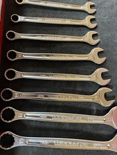 Facom wrench set of nine metric combination spanner’s