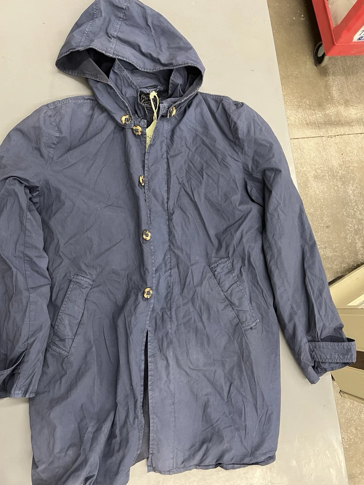 Deus Ex Machina Duchamp 蓝图夹克 XL 风衣店夹克 — 第 2/4 张图片