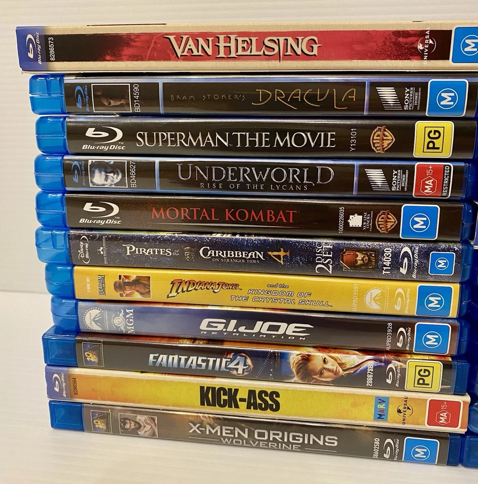 Blu-ray Bulk Movie Lot x22 Marvel DC Action Movies - As Pictured - VGC #3 - image 3 of 4