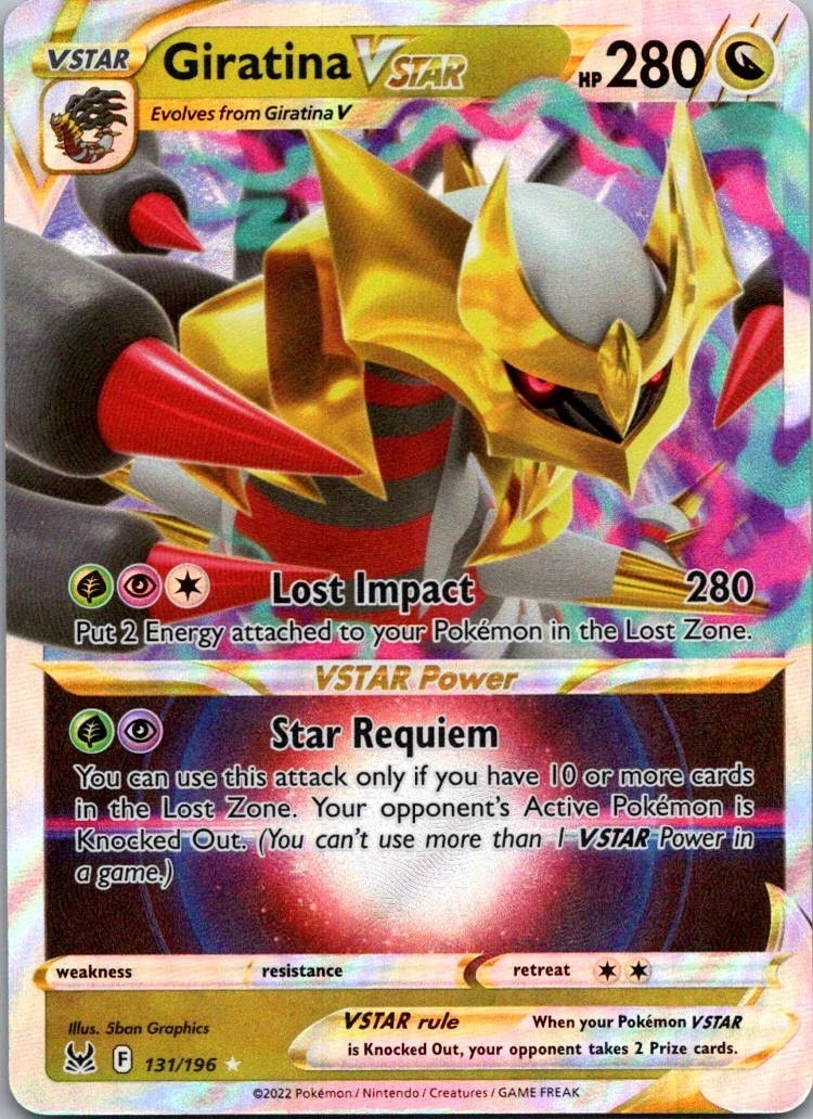 Giratina VSTAR 131/196 Lost Origin Ultra Rare Holo Pokemon NM