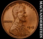 1919 Lincoln Wheat Cent- Scarce High Grade- Luster No Reserve #J4868