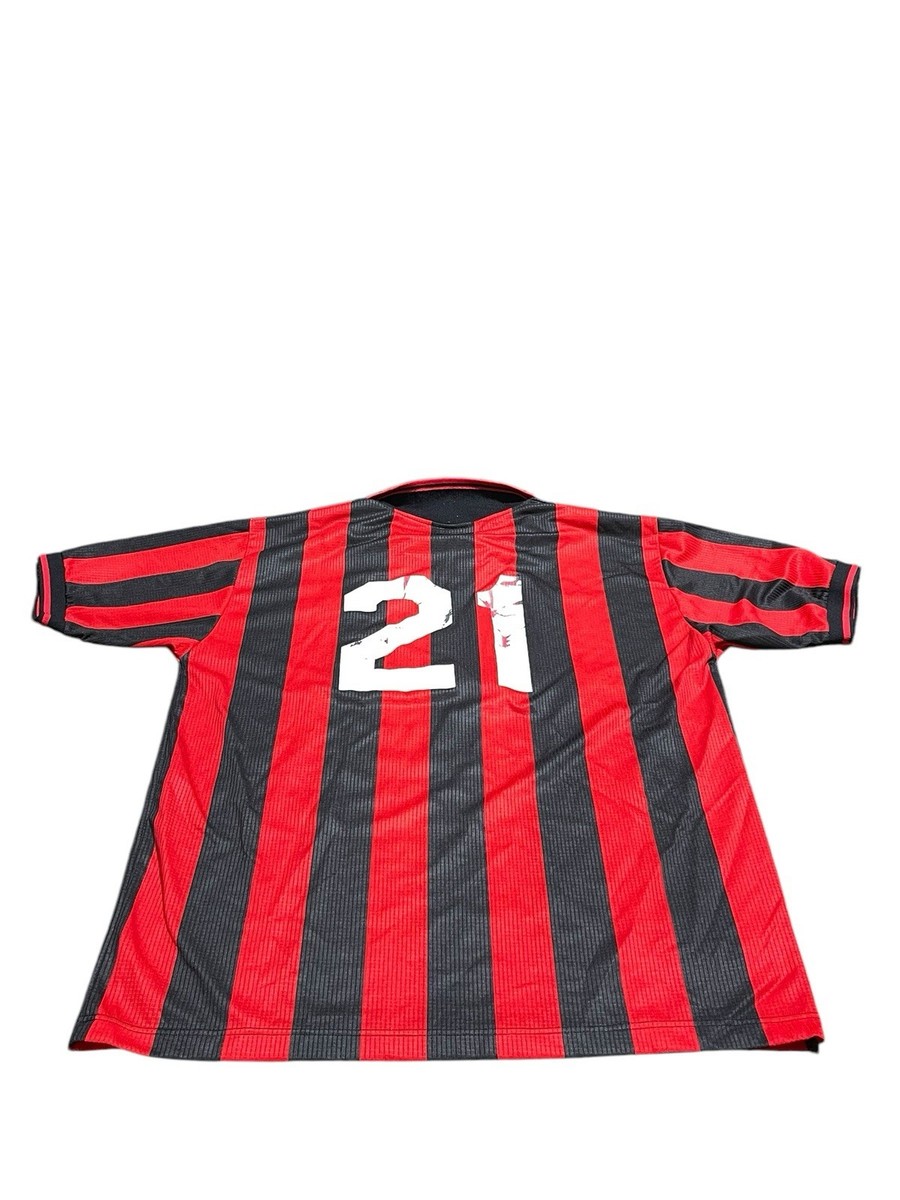 Vintage Lotto AC Milan 1997/1998 Home Shirt Football Jersey