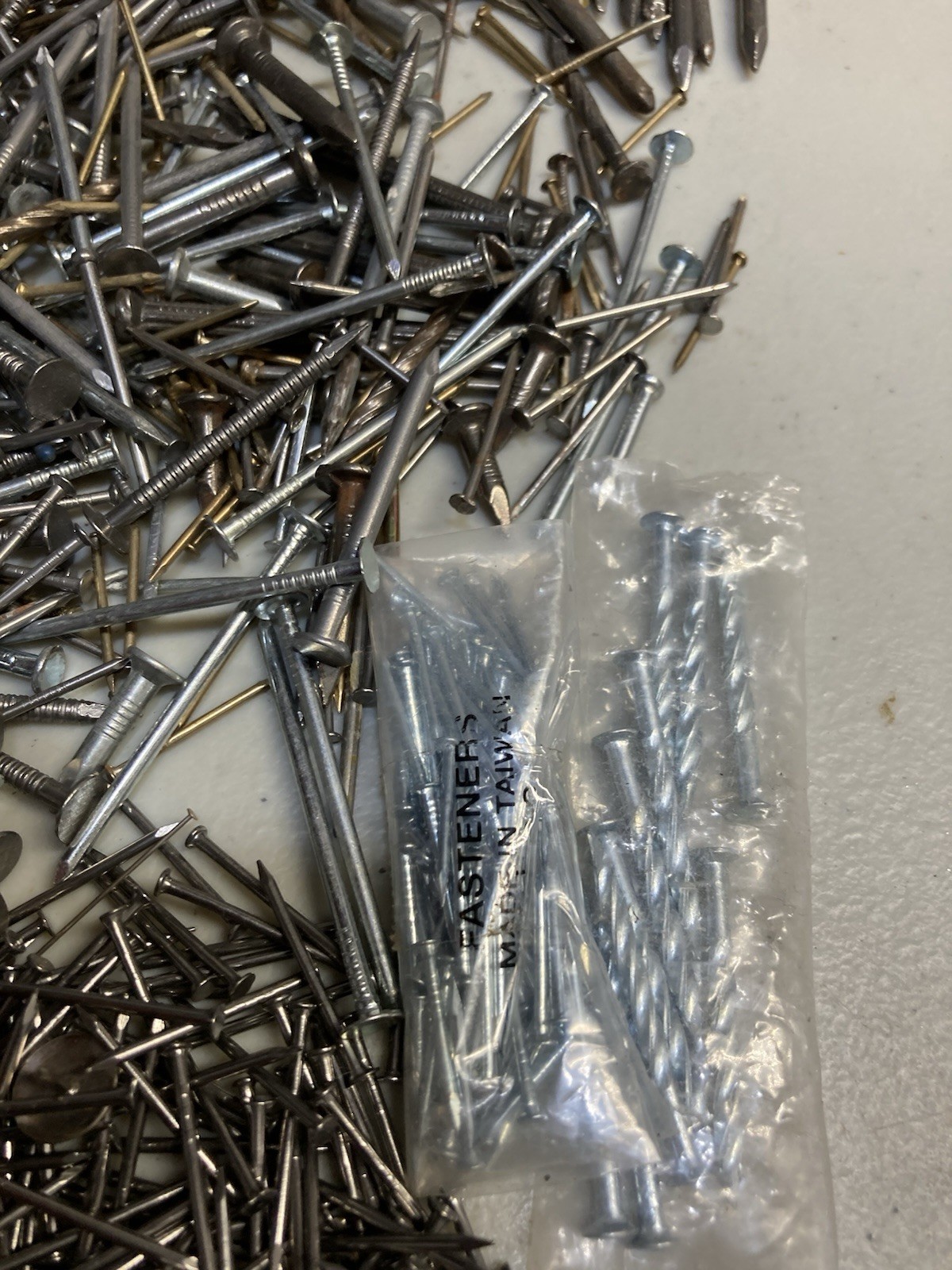 5+ LBS Vintage Lot Mixed Hardware Nails