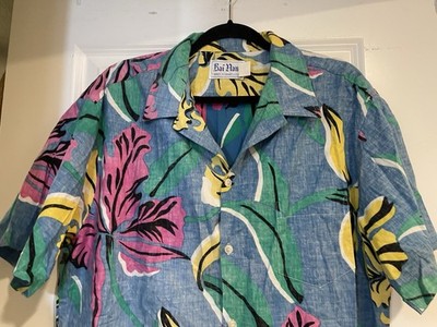 VTG Rai Nani Hawaiian Shirt Mens Sz XXL Island Floral Palm Tree