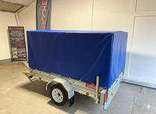New Box Trailer 7x4x4 Box Trailer inc Rear Ramp & Removable cover- BRITISH MADE