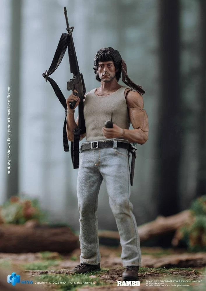 MINIX Movies #110 Rambo III: Statuetta Da Collezione In PVC 12 Cm Con Maglietta, Licenza Ufficiale