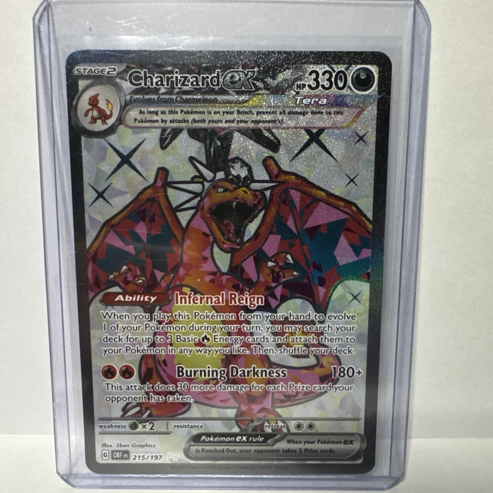 pokemon card 215 197 Charizard ex - 215/197 Darkness Rarity Is my Charizard ex 215/197