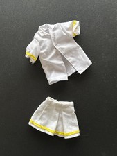 Vintage Sindy Pedigree 1980s Sports Time Tennis Outfit: Skirt and Top