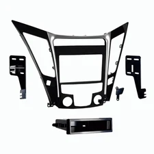Metra 99-7342 Double DIN Black Stereo Dash Kit for 2011-2014 Hyundai Sonata