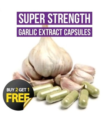 SUPER STARKER KNOBLAUCH 90 Kapseln 12.000mg - Superstarker fermentierter Extrakt 