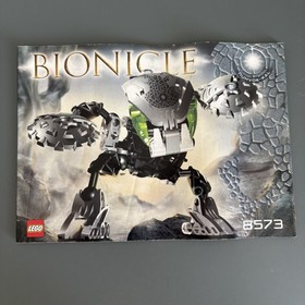 LEGO BIONICLE BOHROK KAL - NUHVOK KAL - 8573 - COMPLETE WITH MANUAL AND BOX