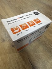 WIRELESS-N WiFi REPEATER, 300 Mbps, Long Range Amplifier with Ethernet Port