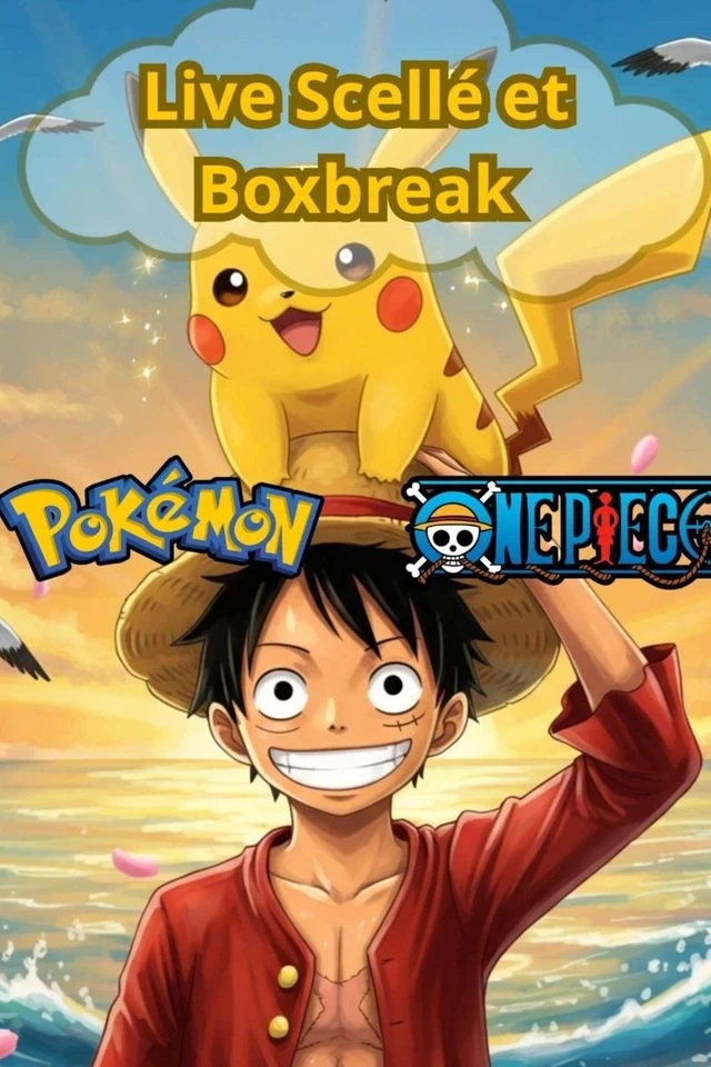 LIVE BOXBREAK POKEMON ET ONE PIECE