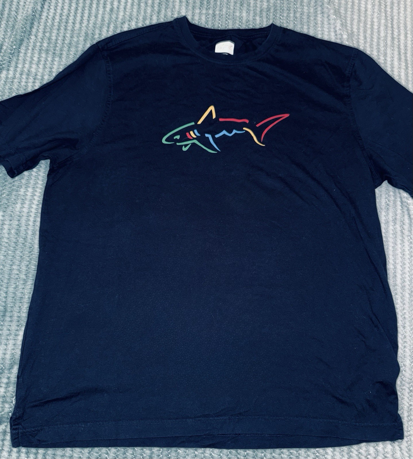 Men’s X-Large Greg Norman Navy Logo Tshirt EUC